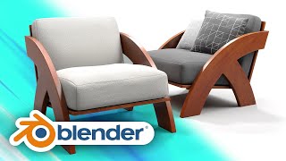 Make ANY FURNITURE in Blender in 15 Minutes