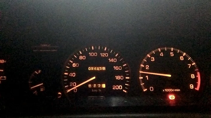 AE92 Toyota Corolla Liftback - Sprinter Cielo Cold start