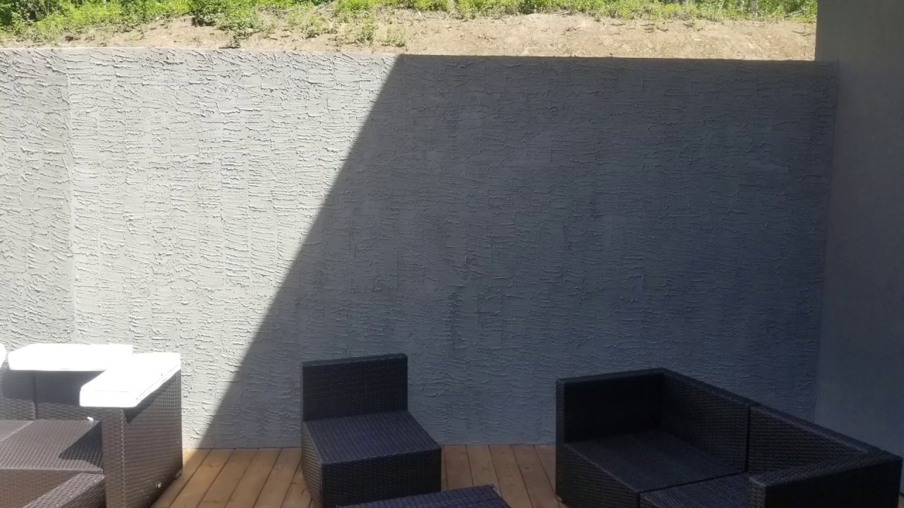 Parging on Concrete Foundation Walls Edmonton Solida Construction YouTube