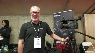 Canon XF605 Camcorder at the KitPlus Show London 2021