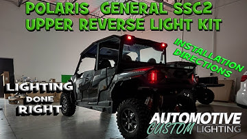 SSC2 Polaris General Reverse Light KIT installation