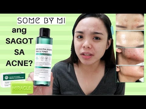 ACNE SOLUTION |  DAYS MIRACLE TONER FIRST IMPRESSION REVIEW + Miracle Bar | SOME BY MI