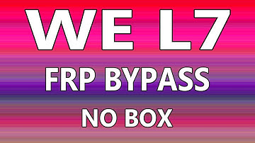 WE L7 FRP BYPASS"SP FLASH TOOL"
