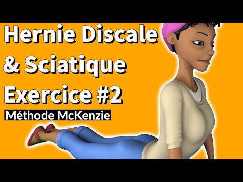 Hernie discale lombaire & sciatique: Méthode  McKenzie: étirement #2