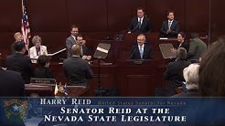 Highlights of Senate Reid's Address to the Nevada State Legislature 