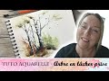 Tuto aquarelle dbutants  comment dessiner et peindre des arbres facilement