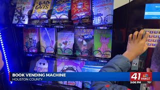 A Houston County School promotes reading with Book Vending Machine