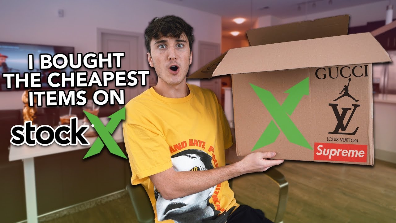 I Bought The CHEAPEST Hype Items On StockX! (Louis Vuitton, Supreme, Gucci & More!) - YouTube