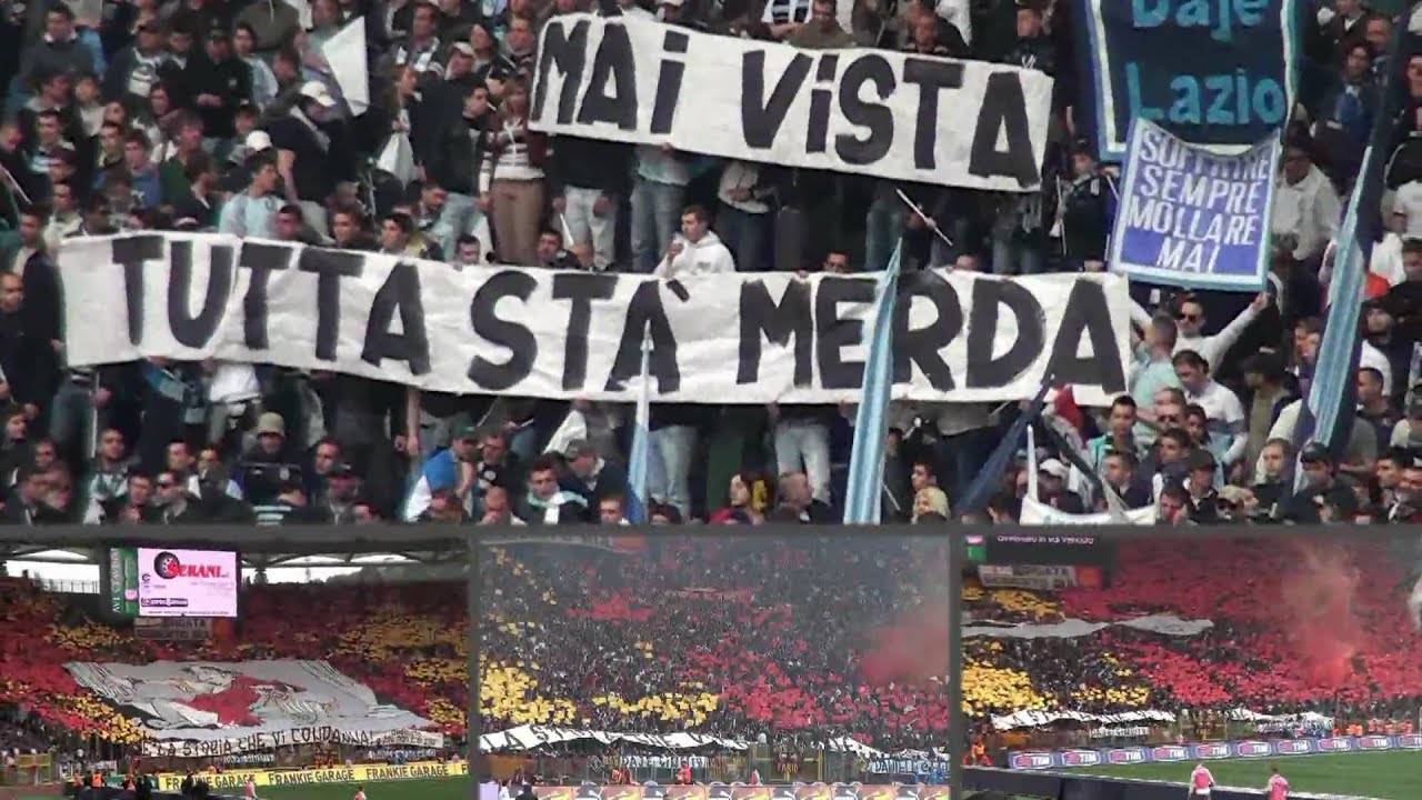 lazio roma 18 10 2010 MAI VISTA TUTTA STà MERDA - YouTube