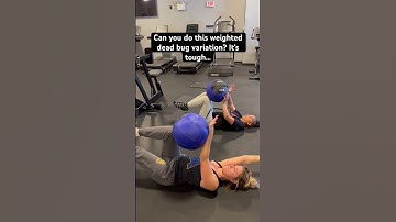 Tough Weighted Dead Bug Variation