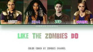 Zombies 2 - Like The Zombies Do (Color Coded/Lyrics) Resimi