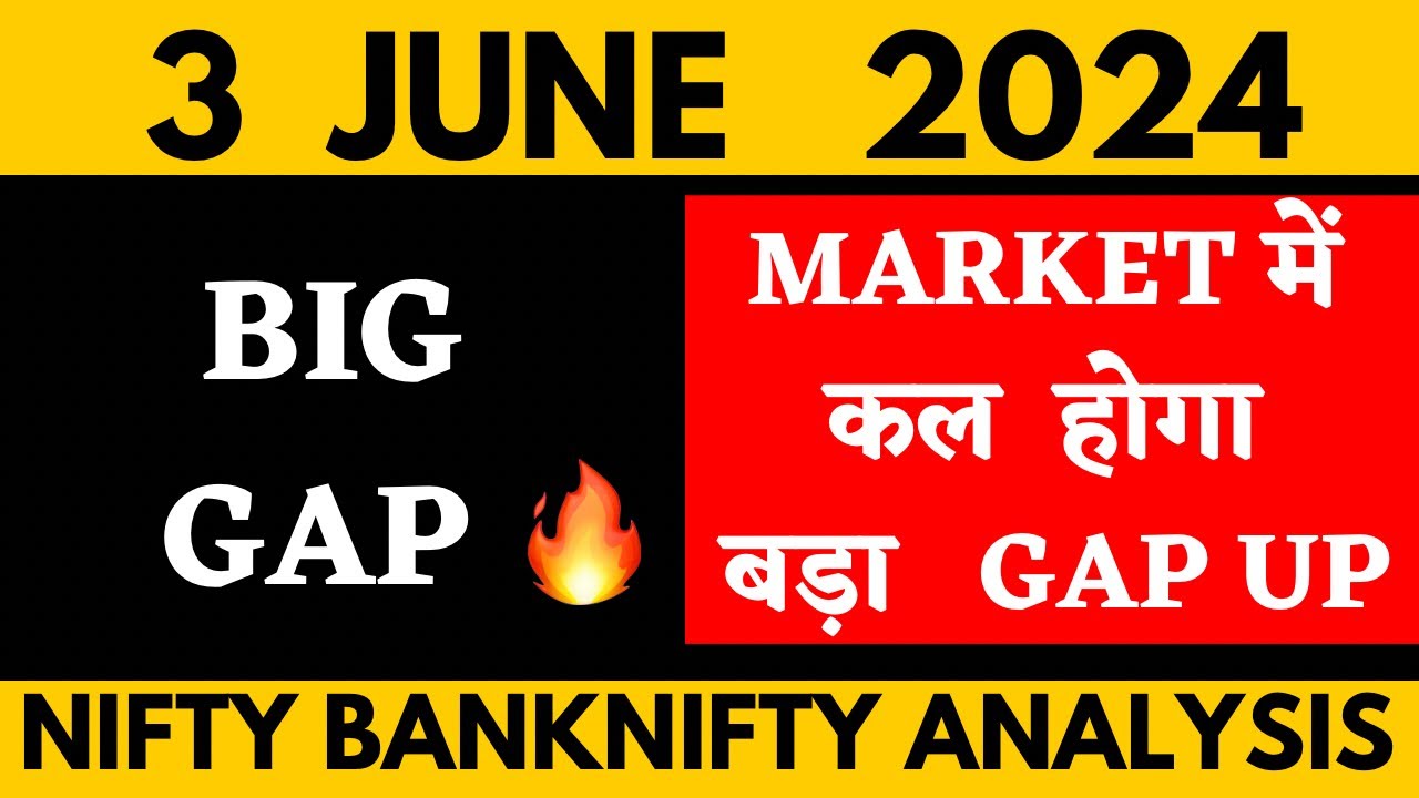 Nifty Prediction and Bank Nifty Analysis for Monday | 3 June 24 | Bank Nifty Tomorrow