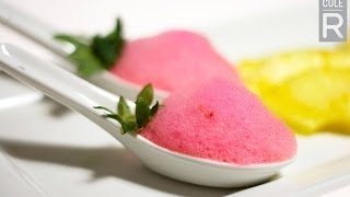 Molecular Gastronomy - Strawberry Foam