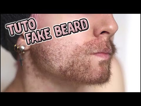 tuto  Fake beard / fausse barbe