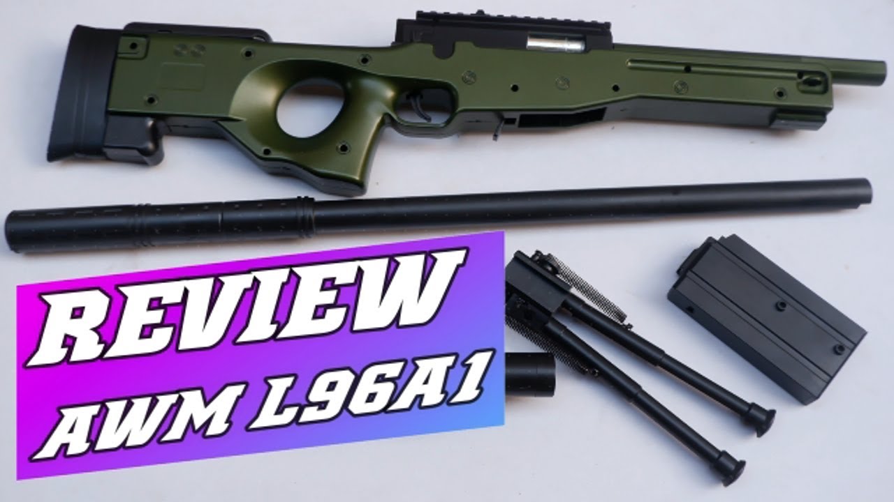 REVIEW SENJATA AWM L96A1 RIFLE SNIPER PUBG SERIES YouTube