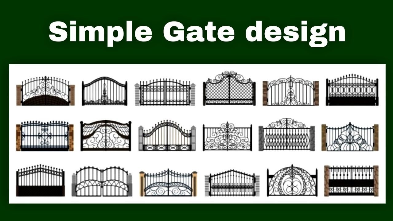 Simple Sima Gate/Iron gate design/Steel gate/wall gate/Boundary ...