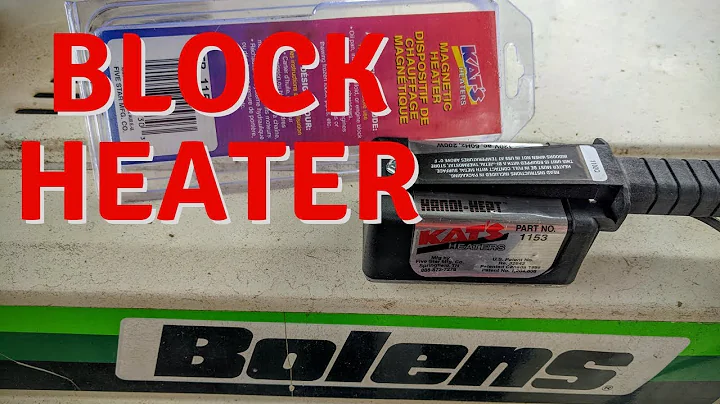 Cold Diesel Won't Start - Block Heater Review - Bolens Tractor Plowing Snow