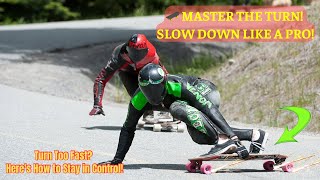 Slow Down Like a Pro! How to Control Speed on a Skateboard #skate #slowdown #downhillskateboarding