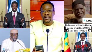 A. J-Tange révèle l'analyse de Oustaz Aliou Sall sur le comportement du PR Diomaye face aux peuples