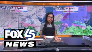 RADAR UPDATE: Wintry precipitation continues to move over Maryland