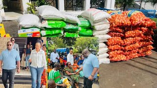 President Bio donated food items to support the vulnerable community ahead of his 60th birthday