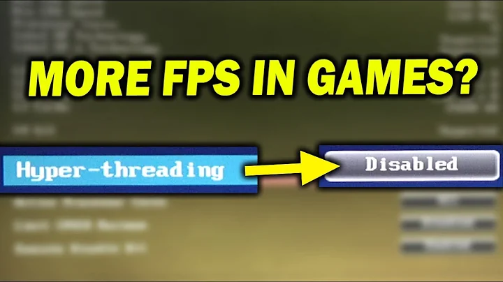 Hyper Threading (SMT) - On Vs Off For PC Gaming.