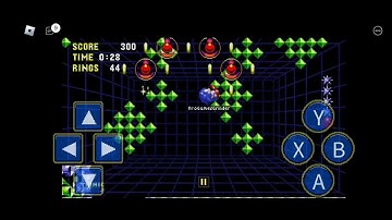 Classic Sonic Simulator V12 - Test Zone Act 1 (Speedrun: 0:52)