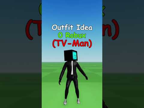 Making Roblox *Free* Skibidi Toilet Tv-Man Outfit Idea