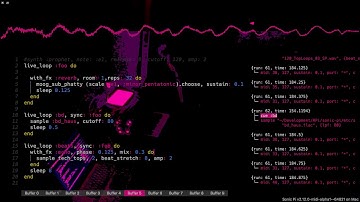 Sam Aaron Live Coding Practice