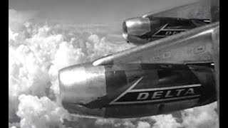 Delta Douglas DC-8 &amp; Convair CV-880 Commercial - 1961