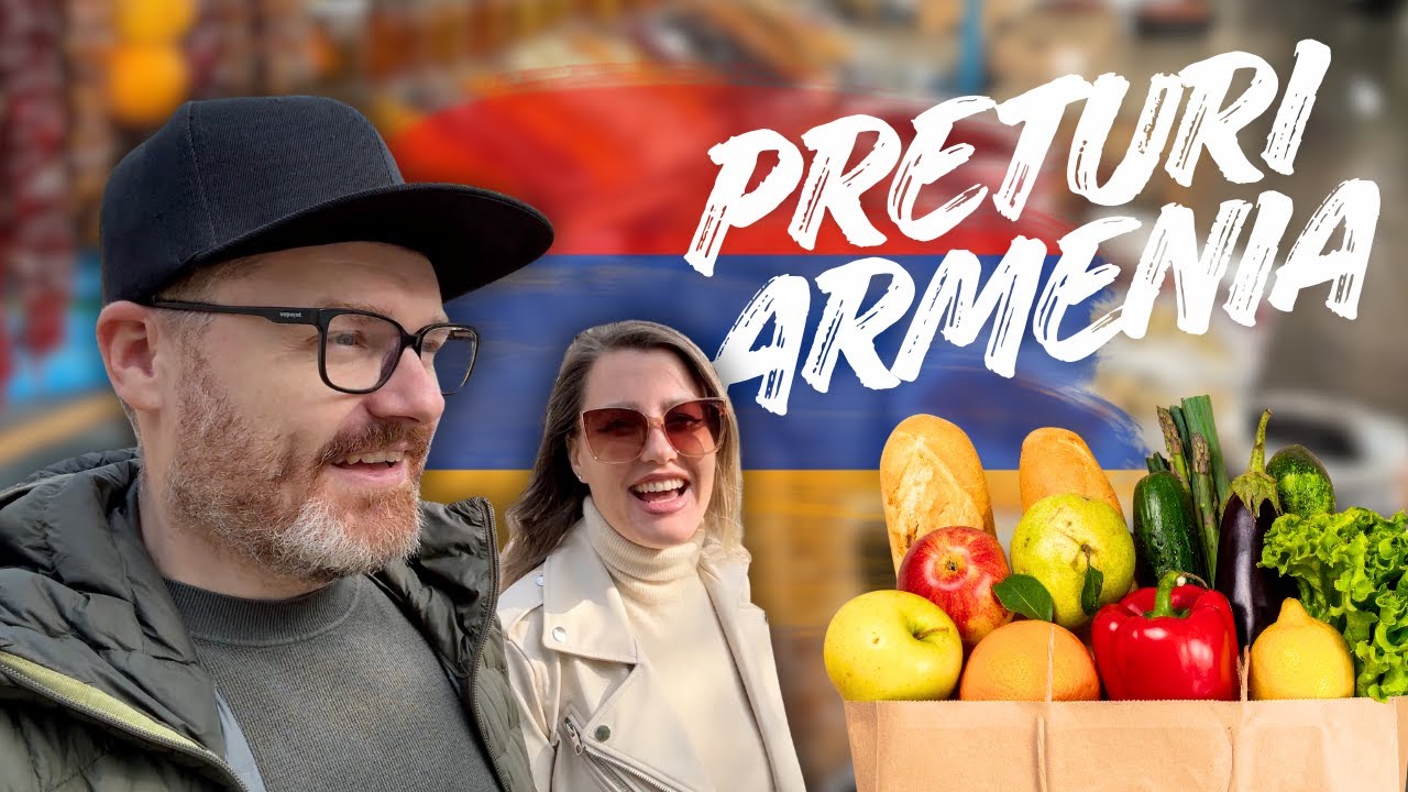 Cât de ieftin este în Armenia? Prețuri Supermarket și mâncare ieftină | La pas prin Yerevan