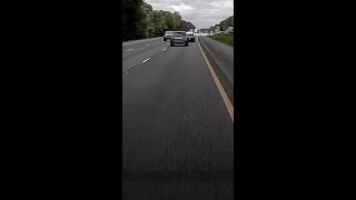 Dashcam video captures police chase crash on I-95