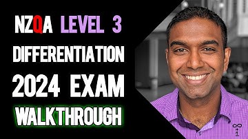NCEA Level 3 Differentiation 2024 NZQA Exam - Worked Answers