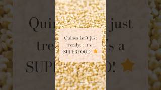 Quinoa is more than just a trendy grain—it’s a nutritional powerhouse! 🌟