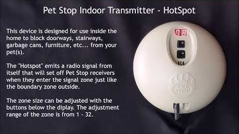 Hidden Fence of MN Pet Stop Indoor Transmitter (Hot Spot)