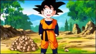 Goten Throws Rocks at Gohan (1080p)