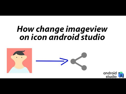 How change ImageView on Icon on Anfroid Studio