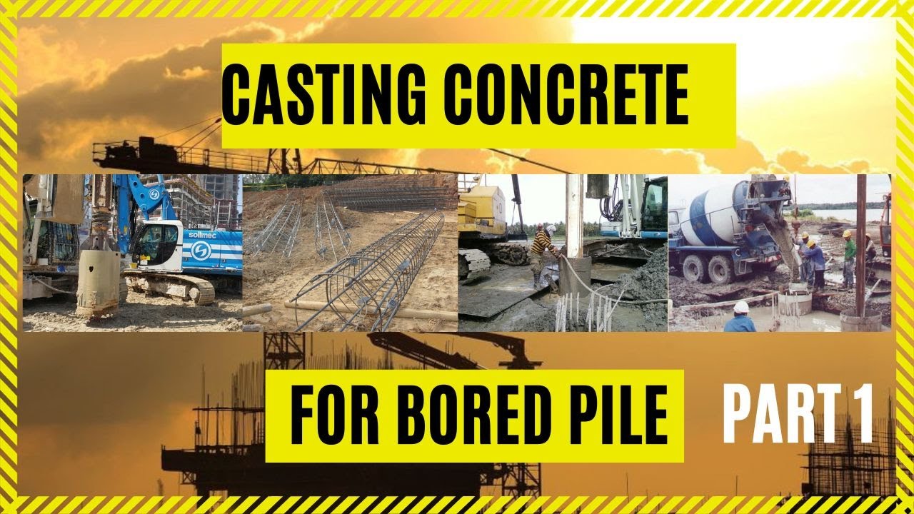 Preparation to casting concrete for bore pile Part 01 construction 