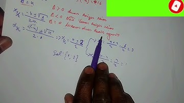 Resolução de Matriz da 10ª  Classe , Equações Quadráticas Paramétricas Simples (Unidades 2)