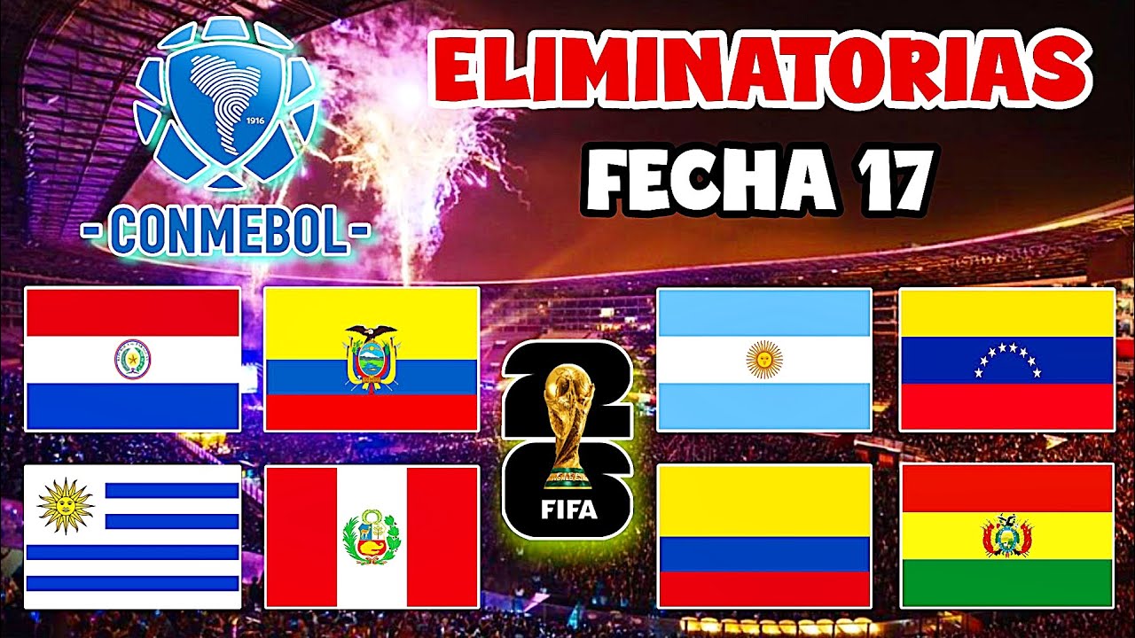 Calendar Date 17 South American Qualifiers 2026 | World Cup 2026