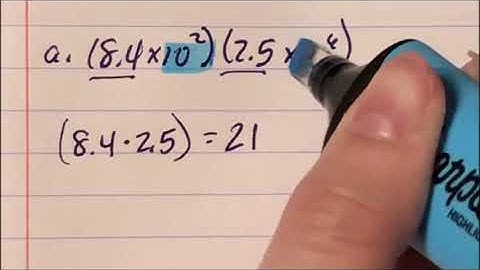 Chapter 1 Lesson 7 Compute with Scientific Notation Part 1 Ravenclaw Math 8
