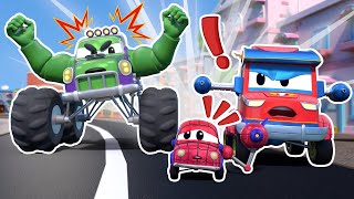 Super SPIDERTRUCK und Babytruck vs Monstertruck | Autos & Trucks Einsatz für Kinder