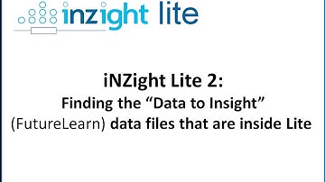 iNZight Lite 2: Loading Example data sets