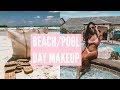BEACH/POOL DAY MAKEUP + BEACH BAG ESSENTIALS | Stephanie Ledda