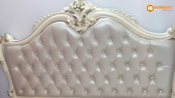 Hoàn thiện giường ngủ tân cổ điển nhập khẩu tại nhà chị Hường – Hoàng Hoa Thám
