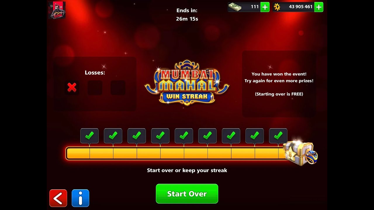 8Ball Pool 🎱 ||Mumbai Mahal Final Legend |Zeeshan vs. David||