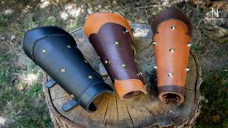DIY Leather Bracers - 3 Designs in 1!