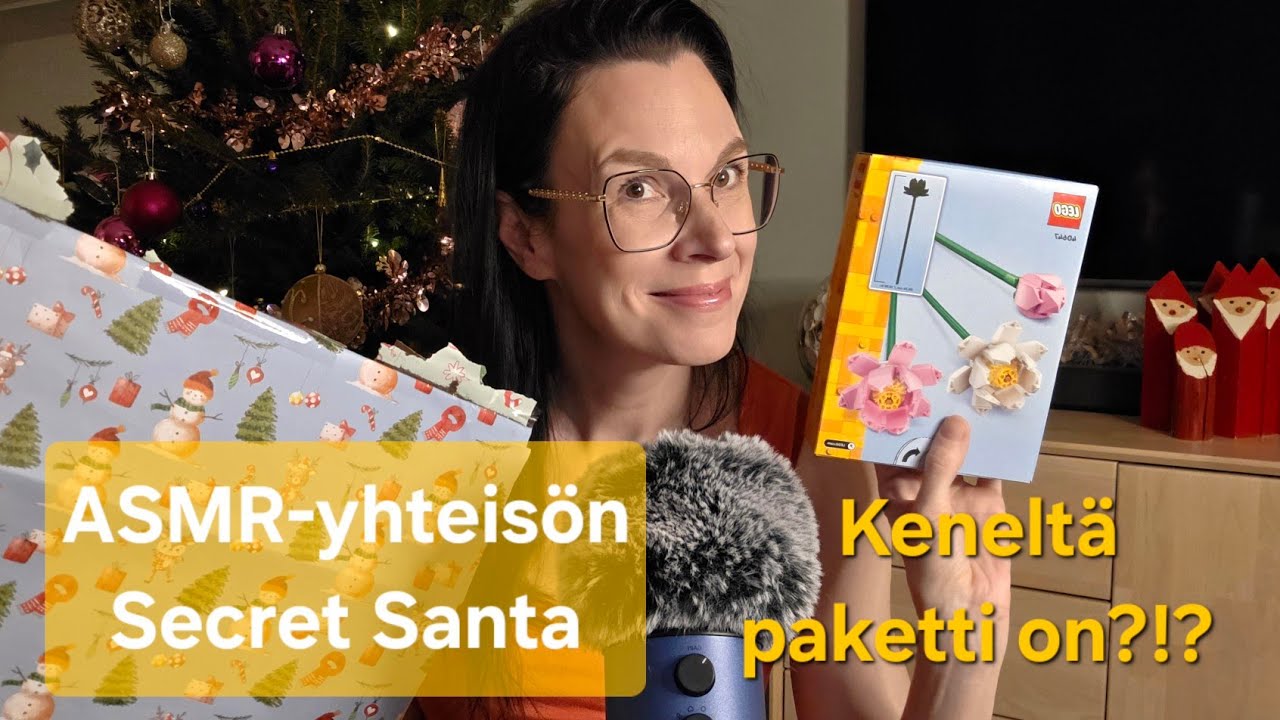ASMR SUOMI / Secret Santa nimeltään @asmriidamarja !