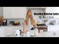 HOW TO MAKE A HEALTHY MATCHA LATTE (EASY)