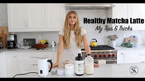 HOW TO MAKE A HEALTHY MATCHA LATTE (EASY)